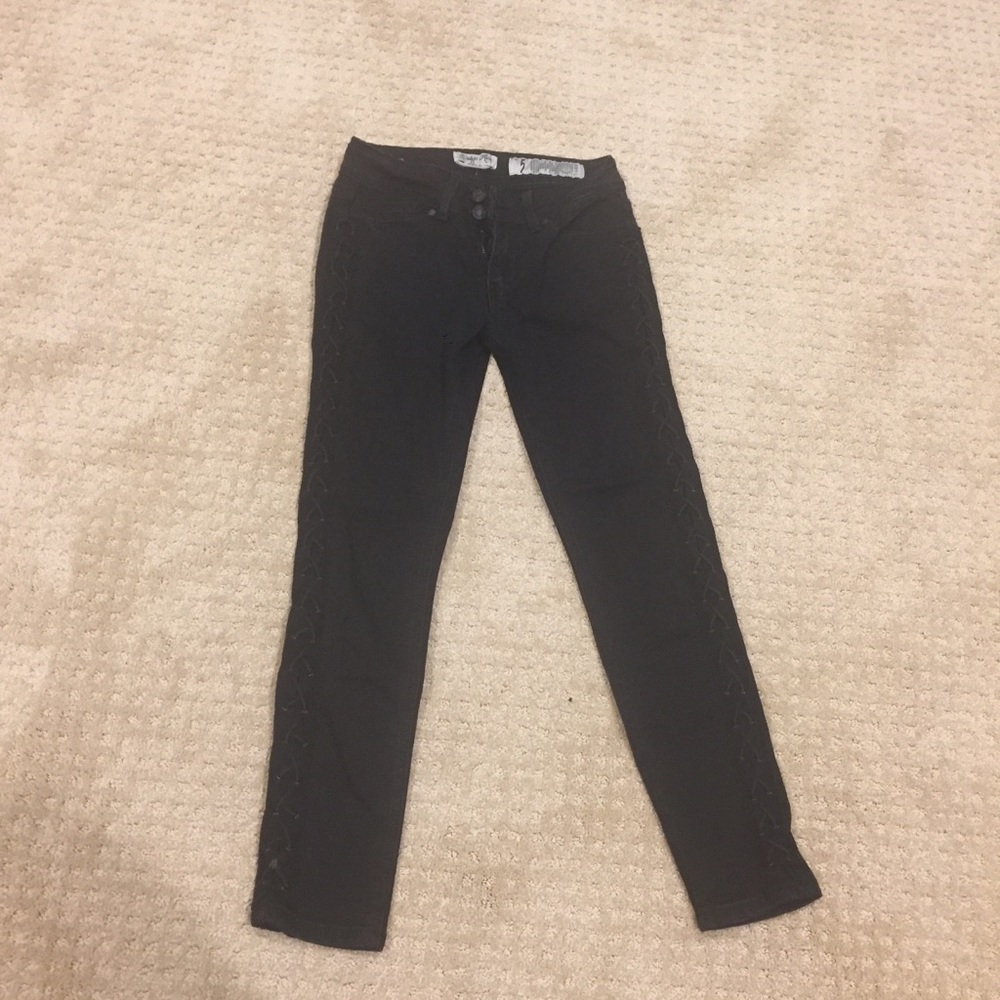 Indigo rein black jeans